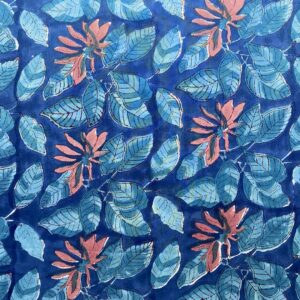 アンティーク生地　インディゴドット柄 Indigo Blooming(インディゴ ブルーミング)-48095-17 和柄