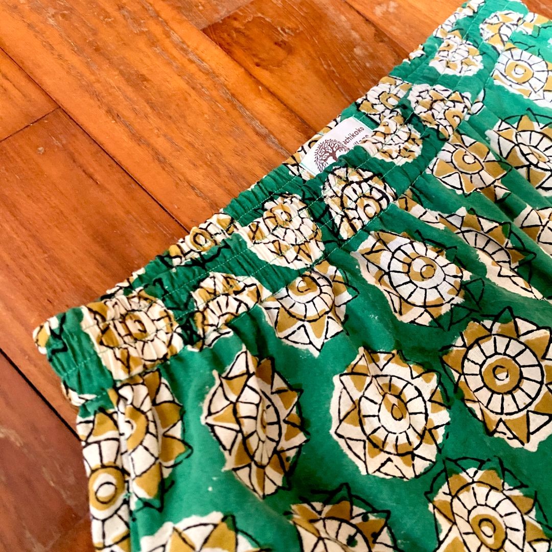 まいにちテーパード | インド綿ブロックプリントのやさしいパンツ No.1 - 画像 (4)