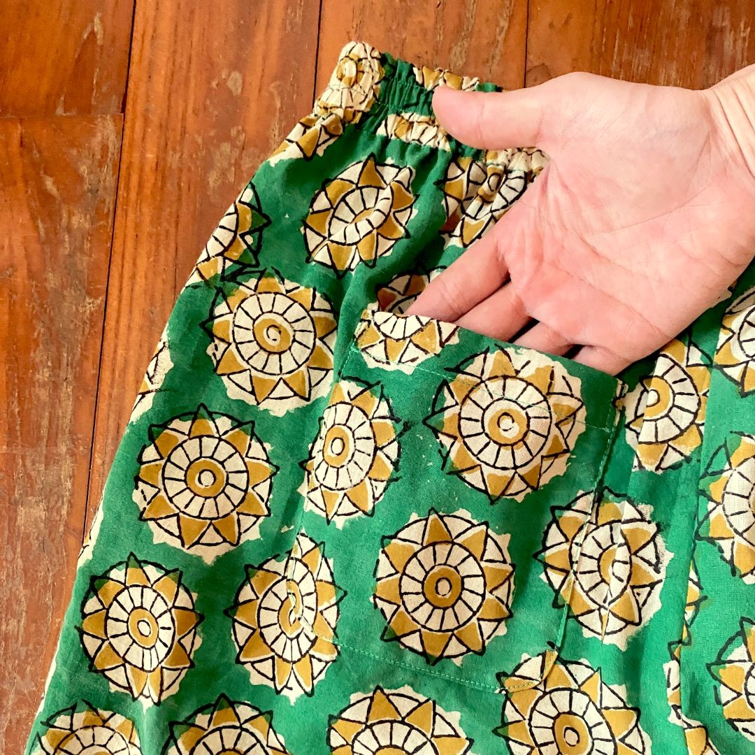 まいにちテーパード | インド綿ブロックプリントのやさしいパンツ No.1 - 画像 (5)