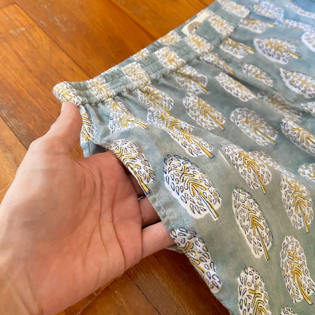 まいにちテーパード | インド綿ブロックプリントのやさしいパンツ No.3 - 画像 (3)