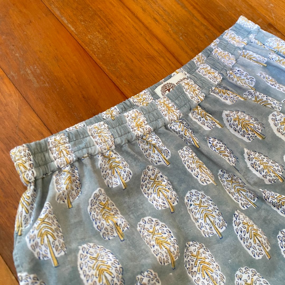 まいにちテーパード | インド綿ブロックプリントのやさしいパンツ No.3 - 画像 (4)