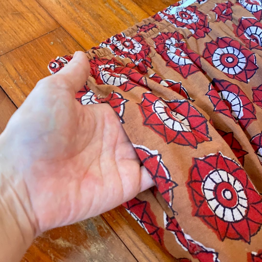 まいにちテーパード | インド綿ブロックプリントのやさしいパンツ No.4 - 画像 (3)