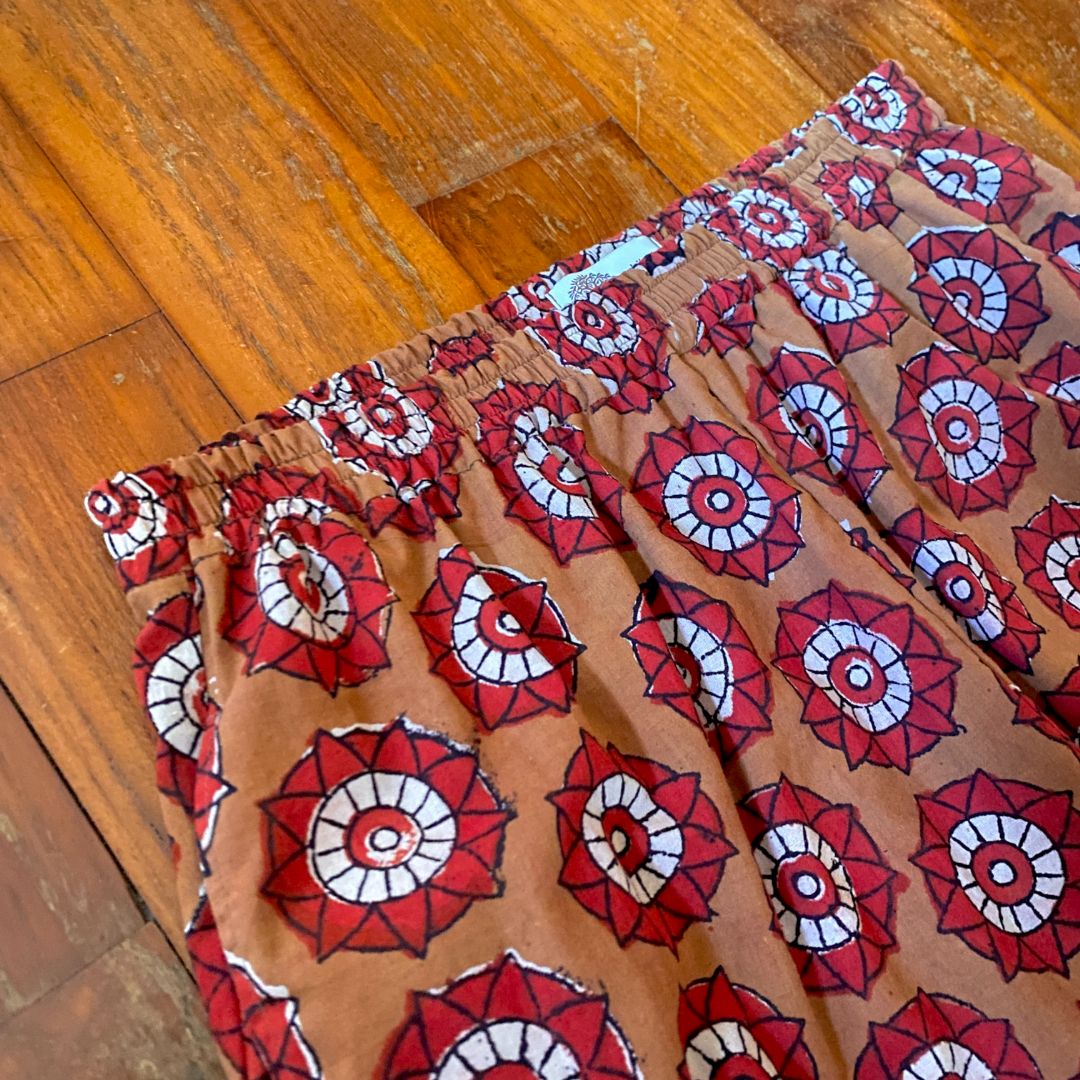 まいにちテーパード | インド綿ブロックプリントのやさしいパンツ No.4 - 画像 (4)