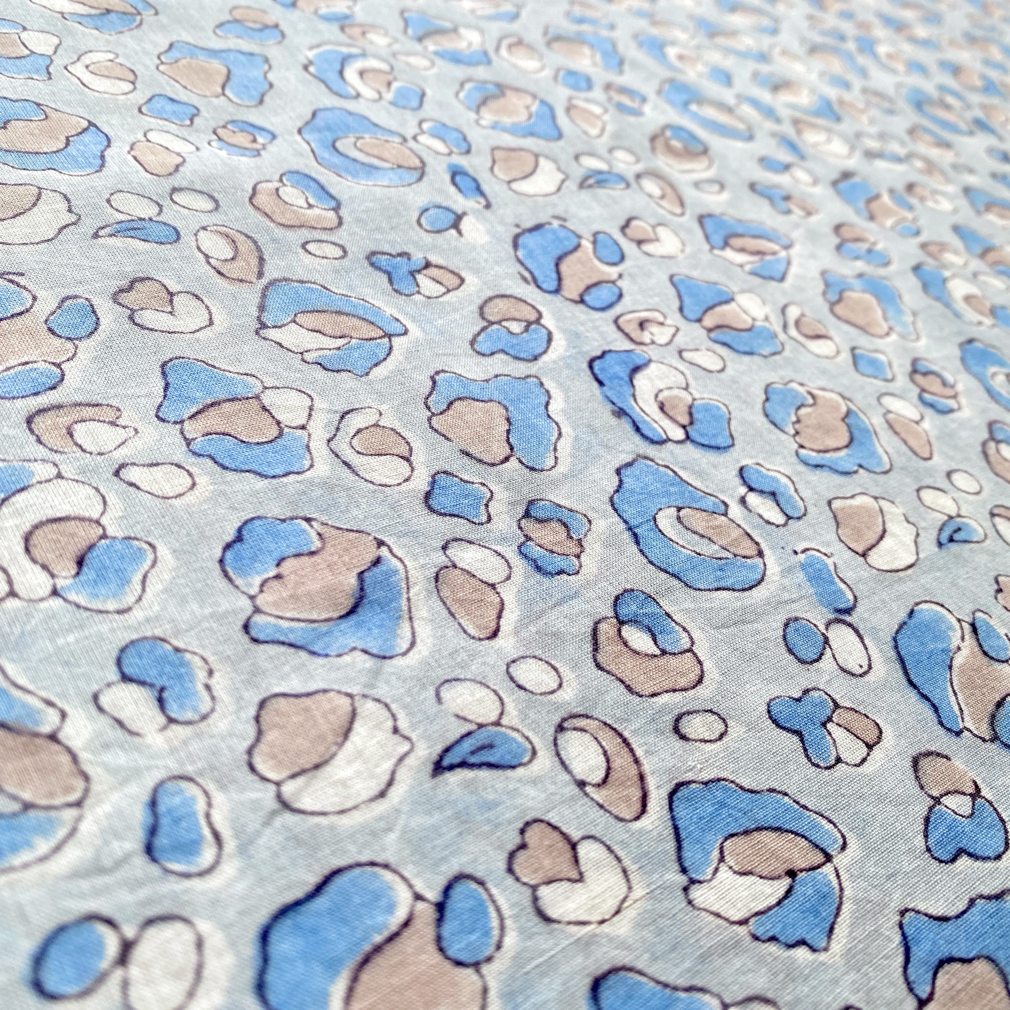 ブロックプリント生地 No.454 - 画像 (2)