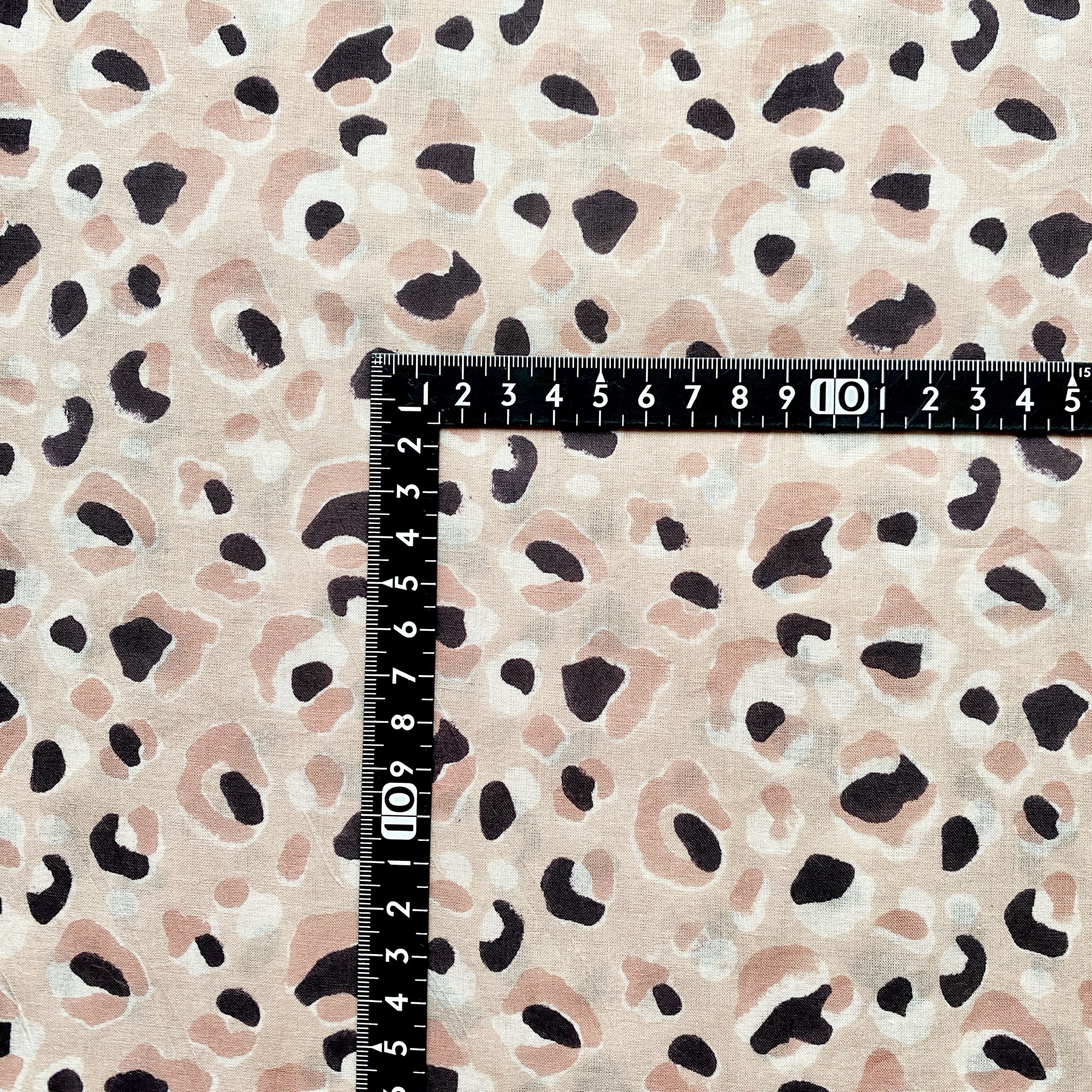 ブロックプリント生地 No.455 - 画像 (3)