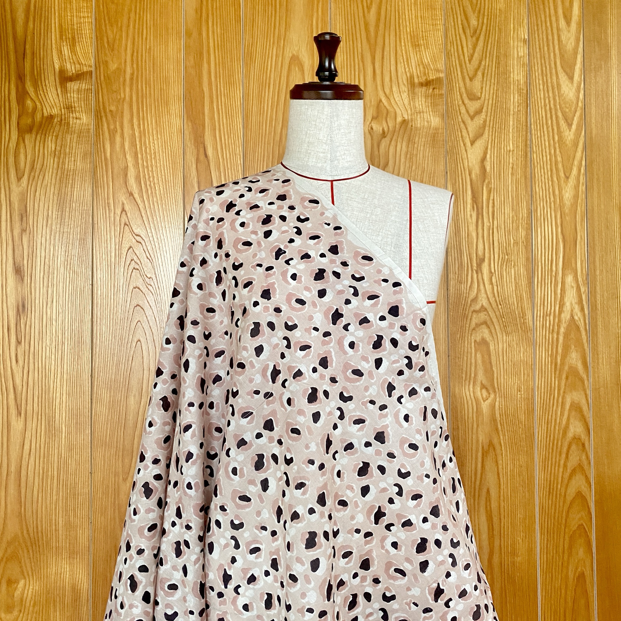 ブロックプリント生地 No.455 - 画像 (6)