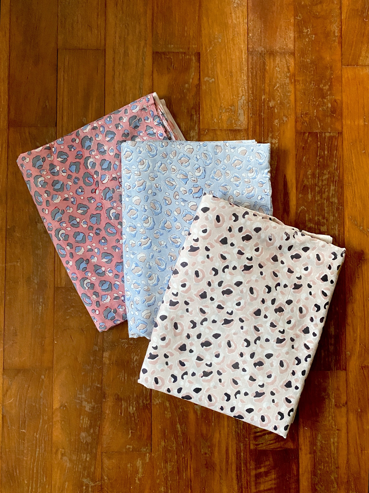 ブロックプリント生地 No.454 - 画像 (7)