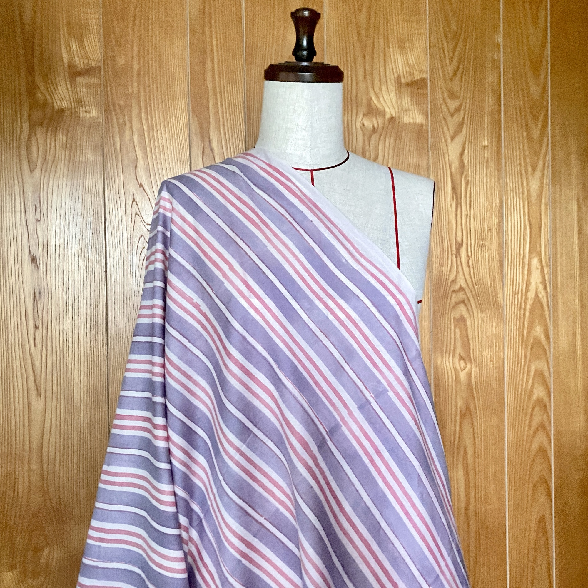 ブロックプリント生地 No.457 - 画像 (6)