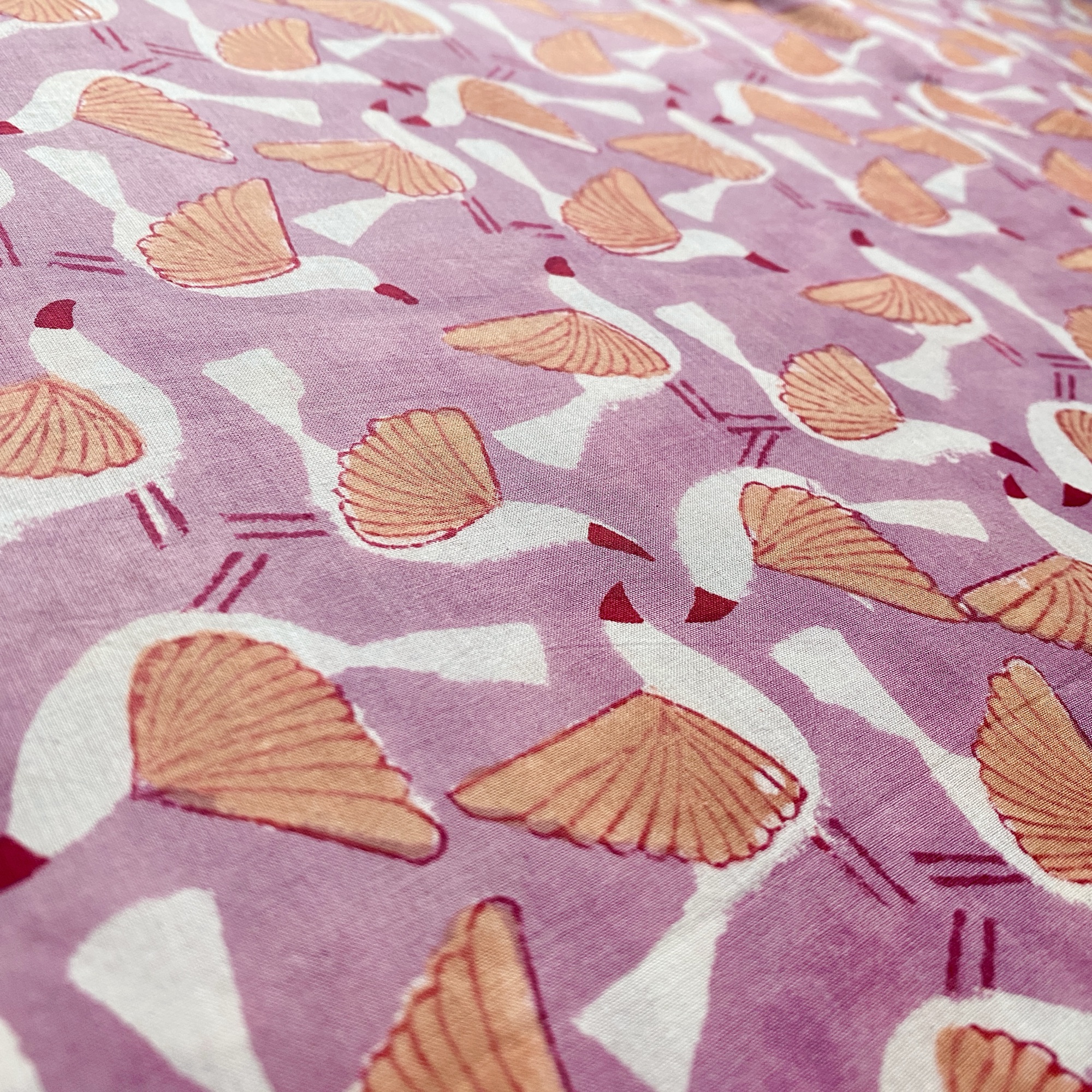 ブロックプリント生地 No.459 - 画像 (2)