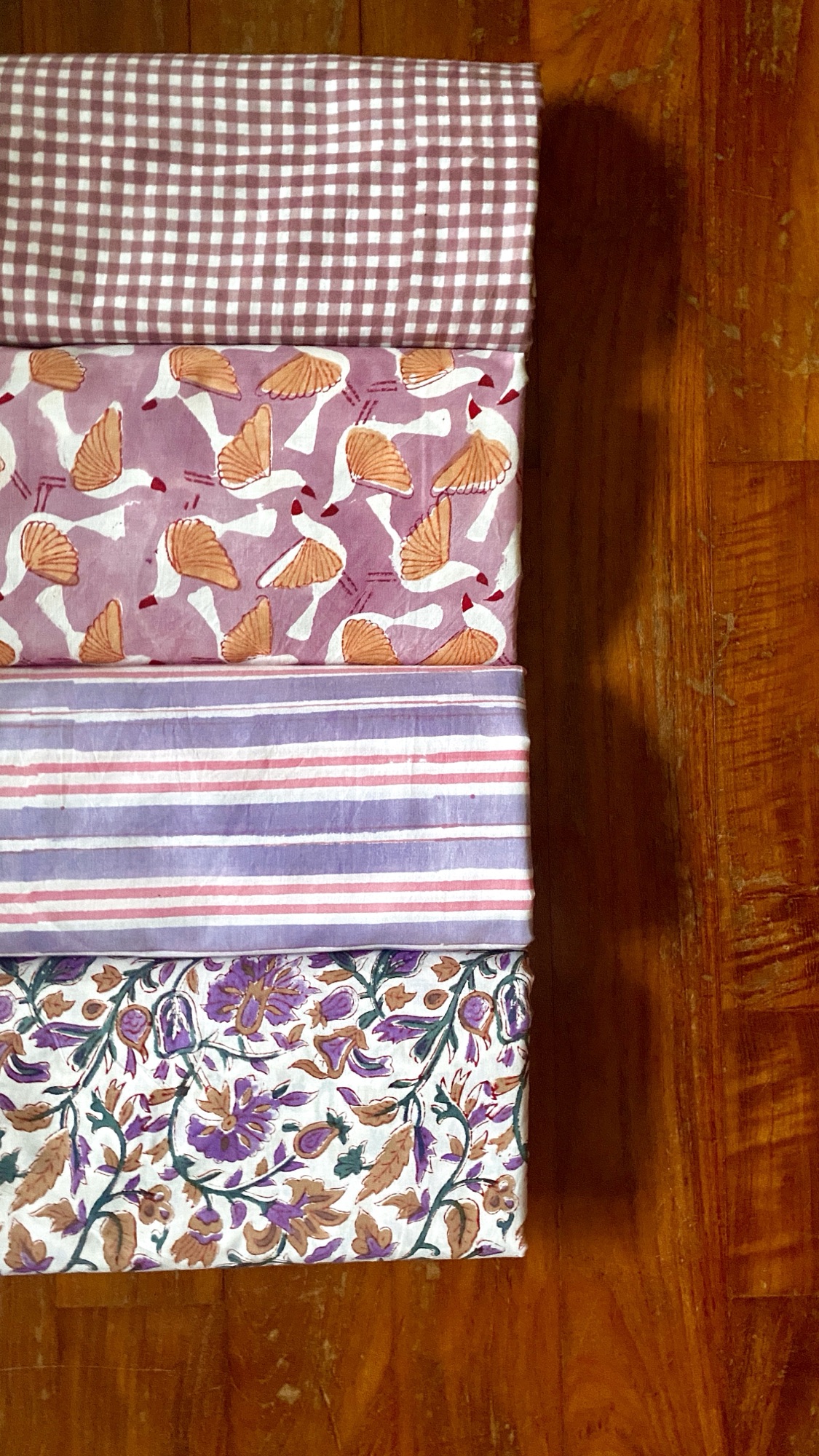 ブロックプリント生地 No.458 - 画像 (8)