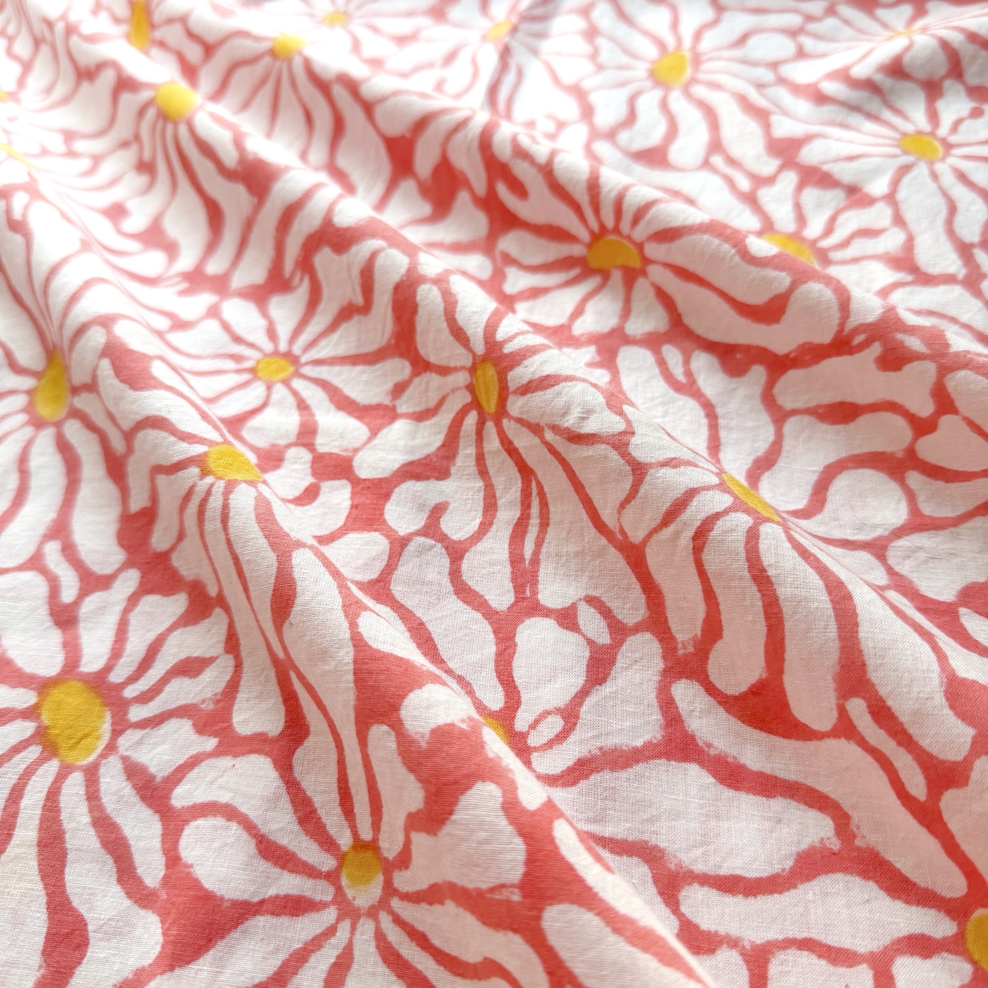 ブロックプリント生地 No.460 - 画像 (5)