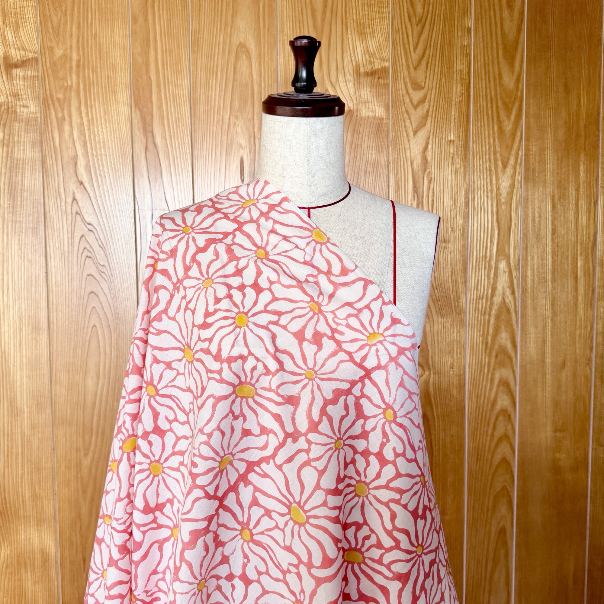 ブロックプリント生地 No.460 - 画像 (6)