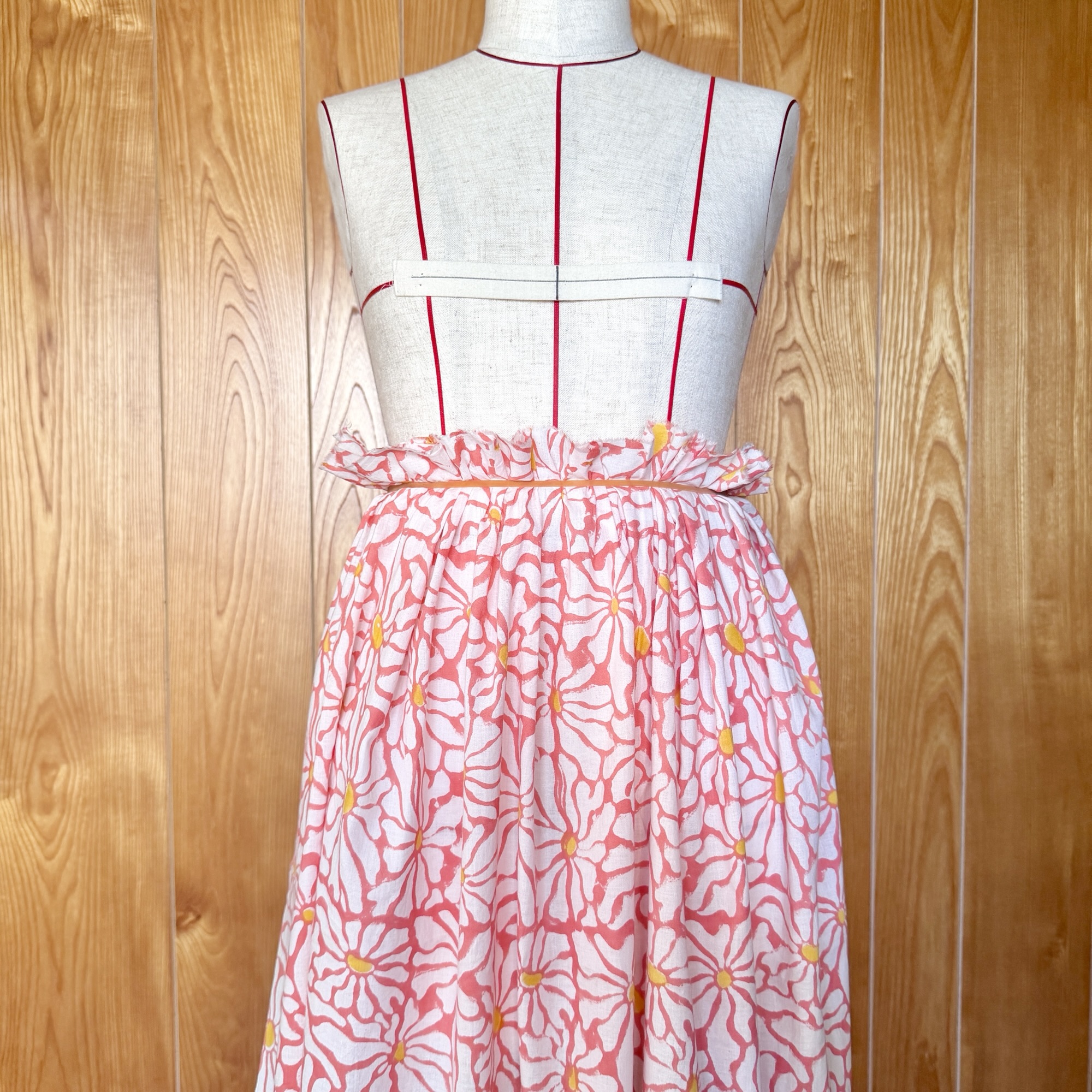 ブロックプリント生地 No.460 - 画像 (7)