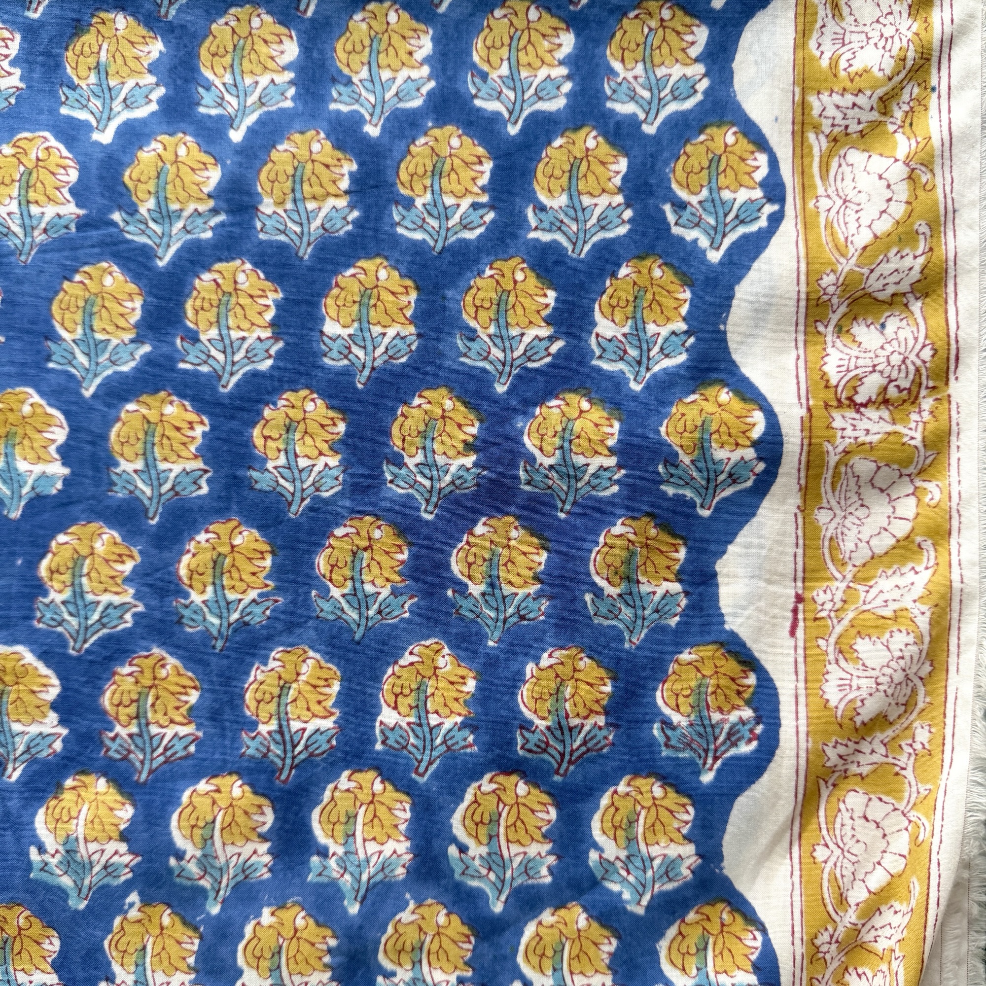 ブロックプリント生地 No.461